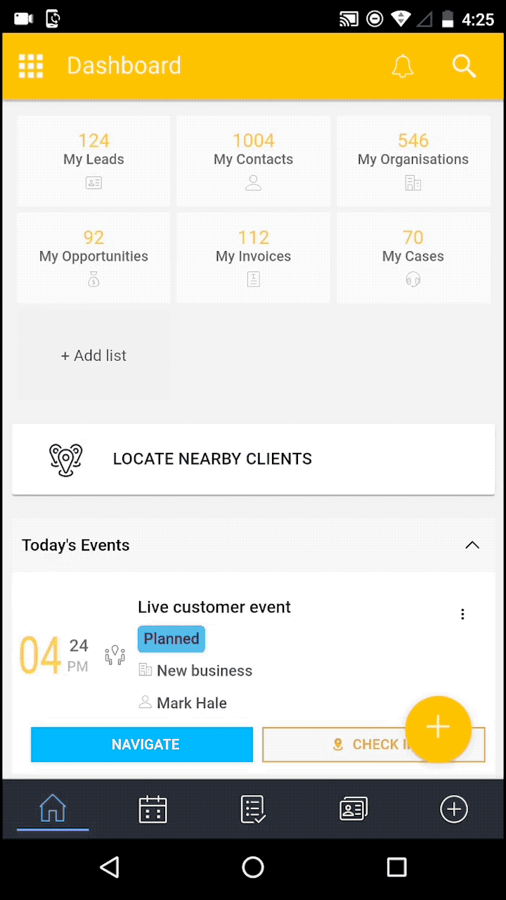 Mobile, CRM, Vtiger, Sales Manager, Responsive