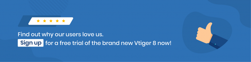 CTA image for Vtiger multiple awards from G2