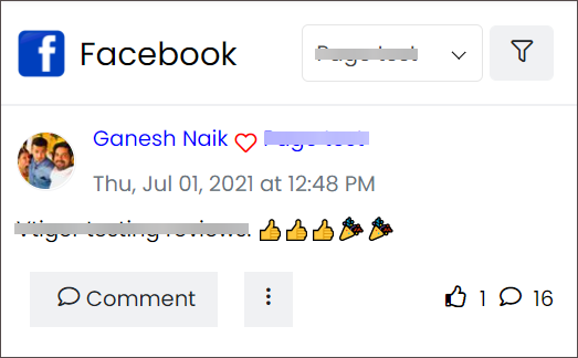 Heart icon - Social FB