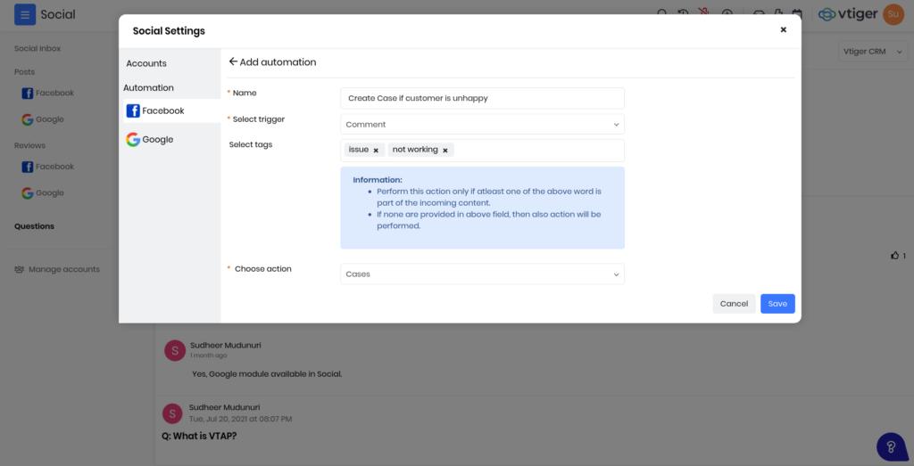 Social Module Automation