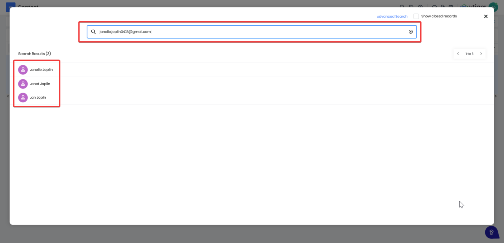 Duplicate 8 Global Search