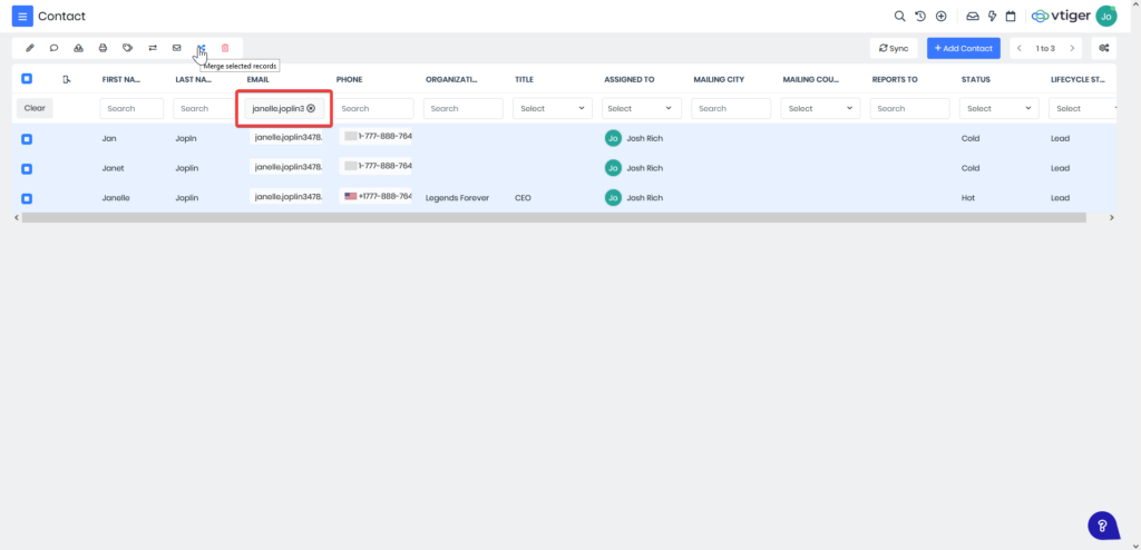 Duplicate7 List View