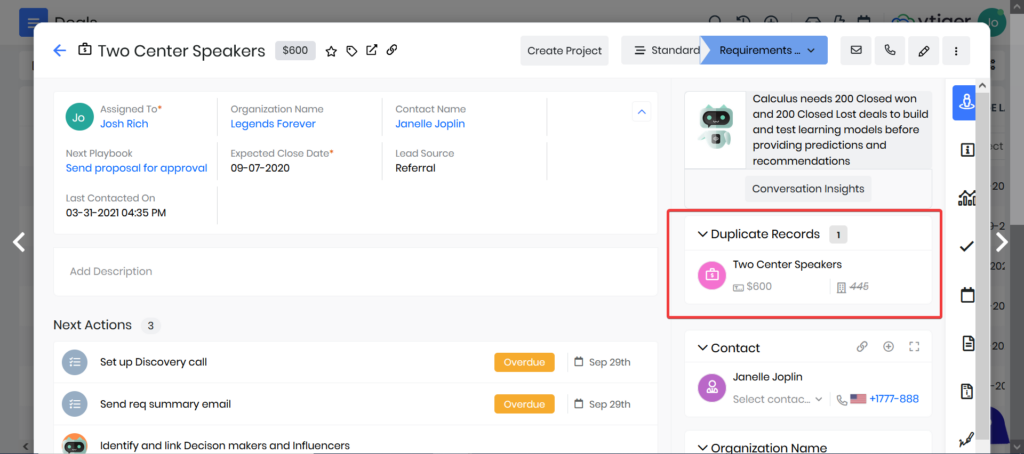 Duplicate9 One View Deal