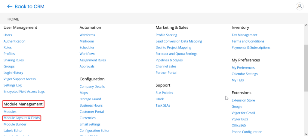 Big Little Things Duplicate Prevention (Image 1, Settings Page)