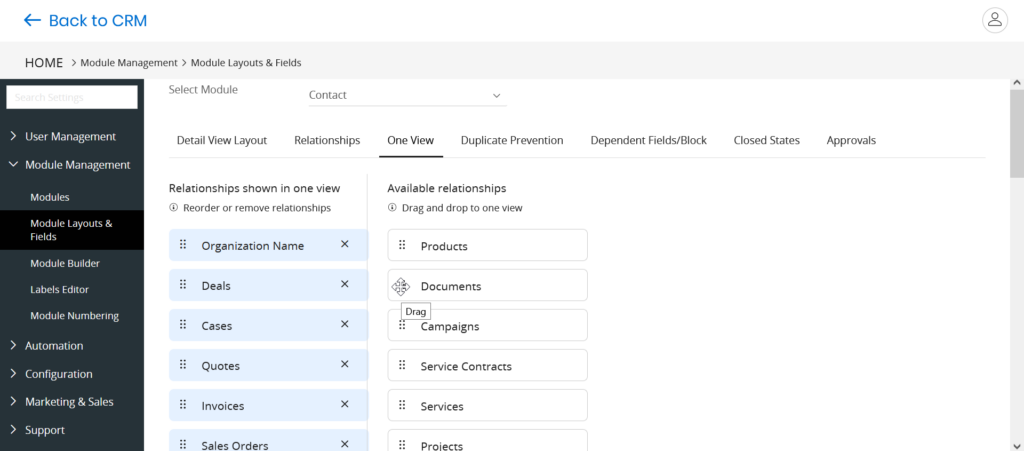 Big Little Things One view (5 Customizing One View page)