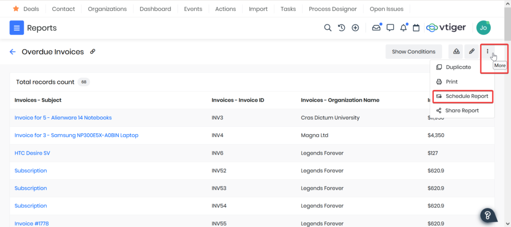 Reports Blog (Image 1) More Button