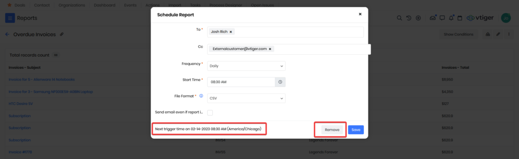 Reports Blog (Image 4) edits and trigger time